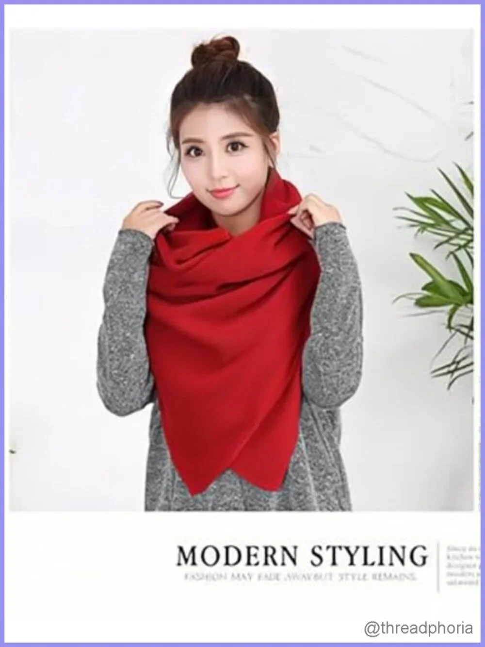 Faux Wool Shawl Wrap Long Scarf Winter Warm Large